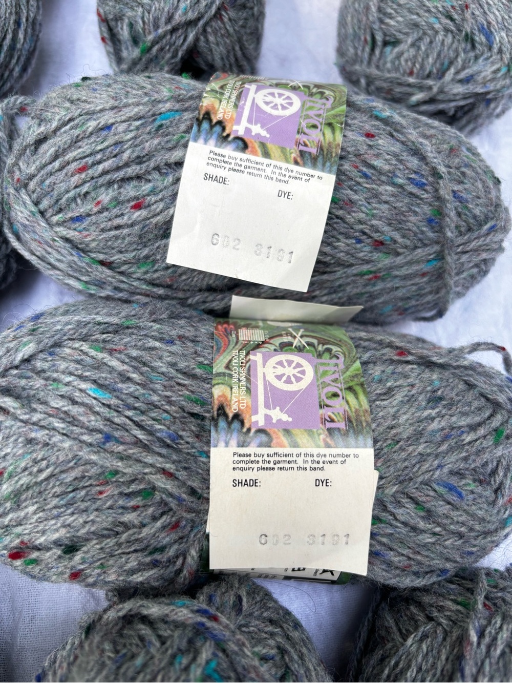 Tivoli Tweed DK Pure new wool Made in Ireland-Discountined Lot of 9 - Picture 4 of 8